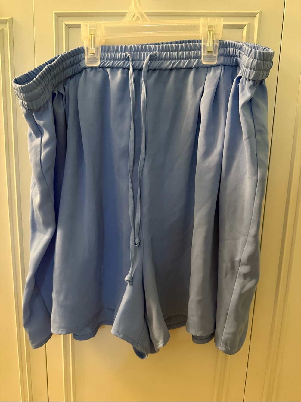 J. Crew Light Blue Elastic Waist Casual Shorts